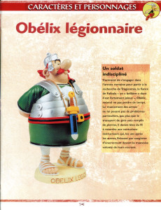 Extrait de Astérix (Collection Atlas - Statuettes) -32- Obélix légionnaire