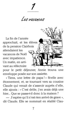 Extrait de Le club des Cinq (Bibliothèque Rose) -22FL- Le Club des cinq et le Passage secret / Le Club des cinq