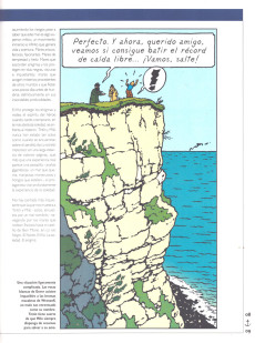 Extrait de Tintin - Divers (en espagnol) - Rayos y Truenos! - Tintín, Haddock y los barcos