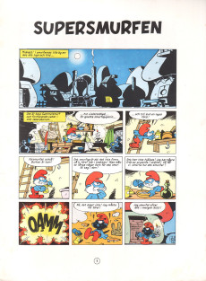 Extrait de Smurfernas äventyr (Les Schtroumpfs en suédois) -4- Supersmurfen
