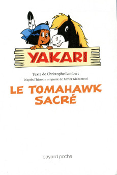 Extrait de Yakari -pub2- Le tomahawk sacré