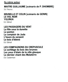 Extrait de Les compagnons du crépuscule -3a2899- Le dernier chant des Malaterre