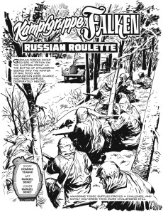 Extrait de Commando (D.C Thompson - 1961) -5861- Kampfgruppe Falken, Russian roulette