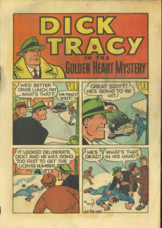 Extrait de Dick Tracy Monthly (Dell - 1948) -19- Dick Tracy in The Golden Heart Mystery