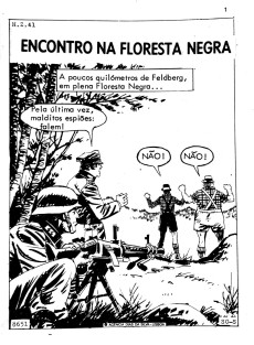 Extrait de Aventuras do FBI -294- Z33, Encontro na floresta negra