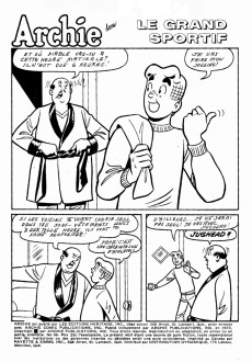 Extrait de Archie (Éditions Héritage - 1970) -36- Le grand sportif