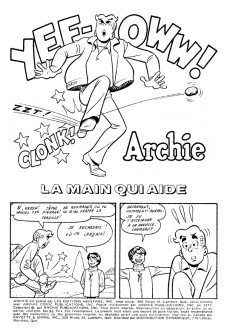 Extrait de Archie (Éditions Héritage - 1970) -33- La main qui aide