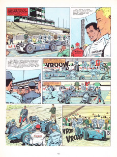 Extrait de Michel Vaillant (en néerlandais) -11- Paniek in Indianapolis