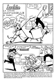 Extrait de Archie (Éditions Héritage - 1970) -22- La chose naturelle à faire !
