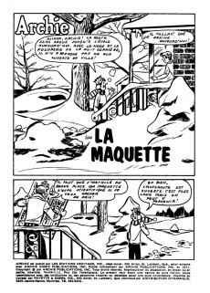 Extrait de Archie (Éditions Héritage - 1970) -13- La maquette