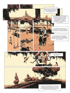 Extrait de Trois touches de noir -2- Au sud, l'agonie