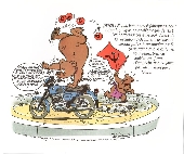 Extrait de Illustré (Le Petit) (La Sirène / Soleil Productions / Elcy) - Le Petit Motard illustré de A à Z