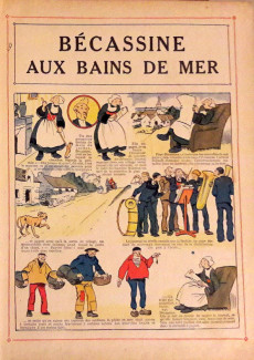 Extrait de Bécassine -18- Bécassine aux bains de mer