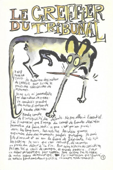 Extrait de Les carnets de Joann Sfar -6- Greffier