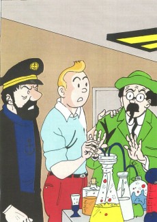 Extrait de Tintin - Pastiches, parodies & pirates -PIR- Tintin et les oranges bleues