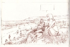 Extrait de War and dreams -2TL- Le code Enigma (cahier de croquis)