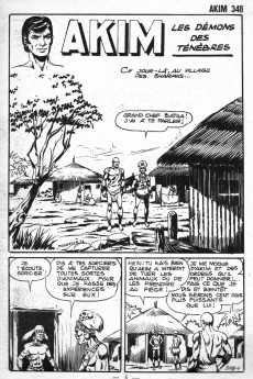 Extrait de Akim (1re série - Aventures et Voyages) -348- Les démons des ténèbres