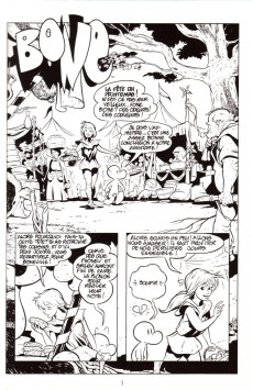 Extrait de Bone (Smith, chez Delcourt, en noir et blanc) -2- La grande course