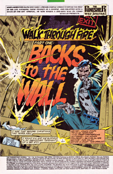 Extrait de Punisher War Journal Vol.1 (1988) -48- Walk through fire part 1 : backs to the wall