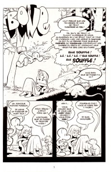 Extrait de Bone (Smith, chez Delcourt, en noir et blanc) -3- Rêves et cauchemars