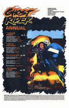 Extrait de Ghost Rider Vol.3 (1990) -AN01- Taste of power / Lost in the night / The worm turns