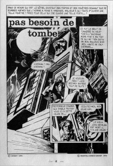 Extrait de Vengeur (2e Série - Arédit - Comics Pocket) -10- Pas besoin de tombe