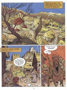Extrait de Les aigles Décapitées -7- La prisonnière du donjon