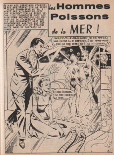 Extrait de Aventures fiction (1re série) -21- Les hommes-poissons de la mer