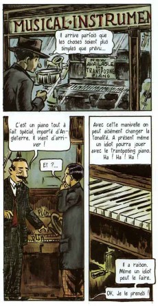 Extrait de BD Ciné -8- One Night on Broadway with Irving Berlin