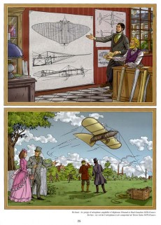 Extrait de Lefranc (Les voyages de/Les reportages de) -1- L'aviation (1)