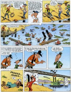 Extrait de Lucky Luke -63TL- Le pont sur le Mississipi