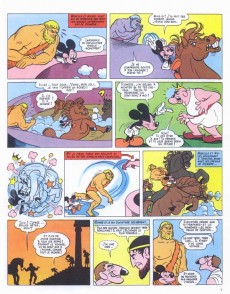 Extrait de Mickey à travers les siècles -3- Mickey et les travaux d'Hercule