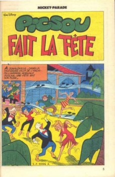 Extrait de Mickey Parade -67- Le jeu du porte-bonheur