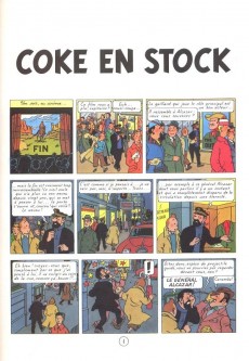Extrait de Tintin -19- Coke en stock
