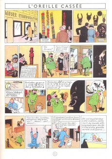 Extrait de Tintin -6- L'oreille cassée