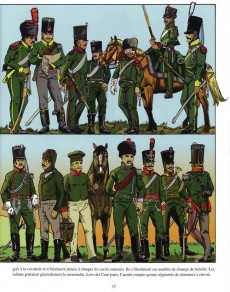 Extrait de Jacques Martin présente -1- Waterloo Les uniformes de l'armée française