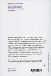 Verso de (AUT) Cabu -2008- L'observateur engagé