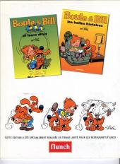 Verso de Boule et Bill -03- (Publicitaires) -Flunch1- Boule & Bill et leurs amis