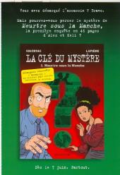 Verso de La clé du mystère -0- Premier meurtre