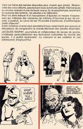 Verso de (DOC) Études et essais divers - Le monde étonnant des bandes dessinées