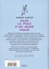 Verso de Dans la peau d'un jeune homo