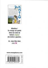 Verso de Dr Kotô -11- Tome 11
