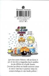 Verso de Le fabuleux destin de Taro Yamada -4- Tome 4
