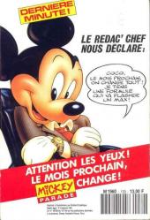 Verso de Mickey Parade -139- Donald, recordman de la gaffe !
