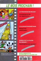 Verso de Mickey Parade -154- Picsou contre la pollution