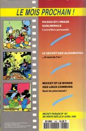 Verso de Mickey Parade -160- Le fantôme du sachem