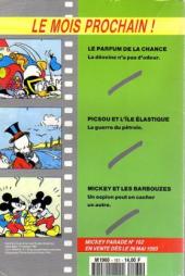 Verso de Mickey Parade -161- Donald et le secret des alchimistes