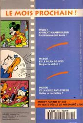 Verso de Mickey Parade -191- Picsou magicien