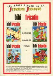 Verso de Les pieds Nickelés (3e série) (1946-1988) -46c1978- Les Pieds Nickelés diseurs de bonne aventure