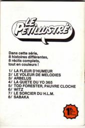 Verso de Le petillustré -8- Sabaka